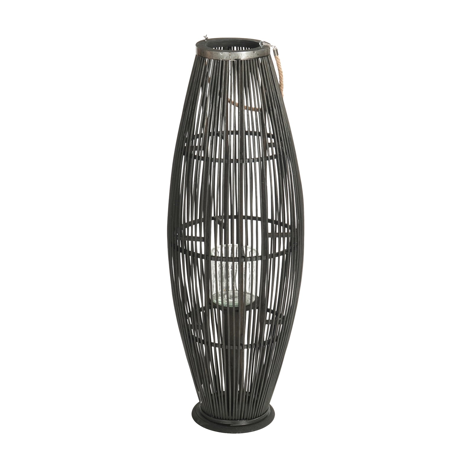 Deko  LATERNE "ZYA" |  Bambus | Natur Windlicht