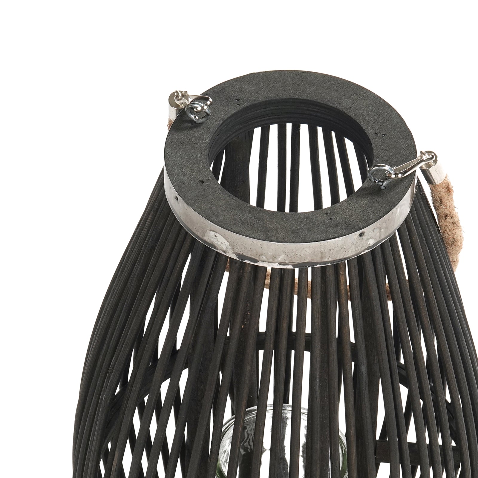 Deko  LATERNE "ZYA" |  Bambus | Natur Windlicht