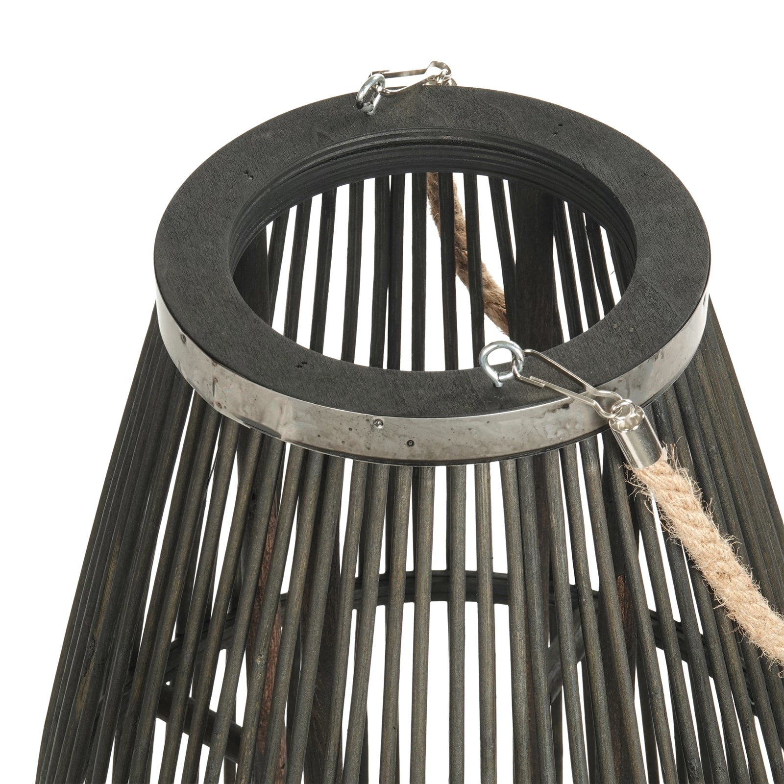 Deko  LATERNE "ZYA" |  Bambus | Natur Windlicht