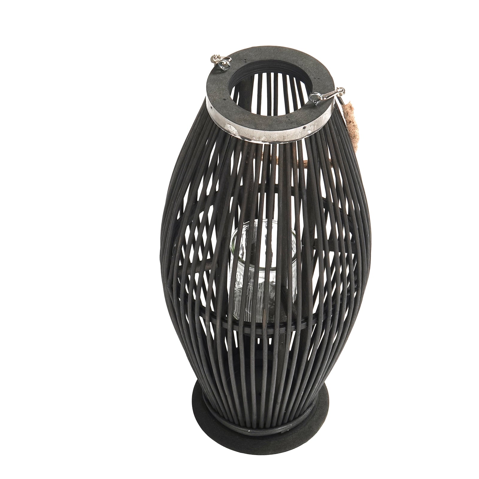 Deko  LATERNE "ZYA" |  Bambus | Natur Windlicht