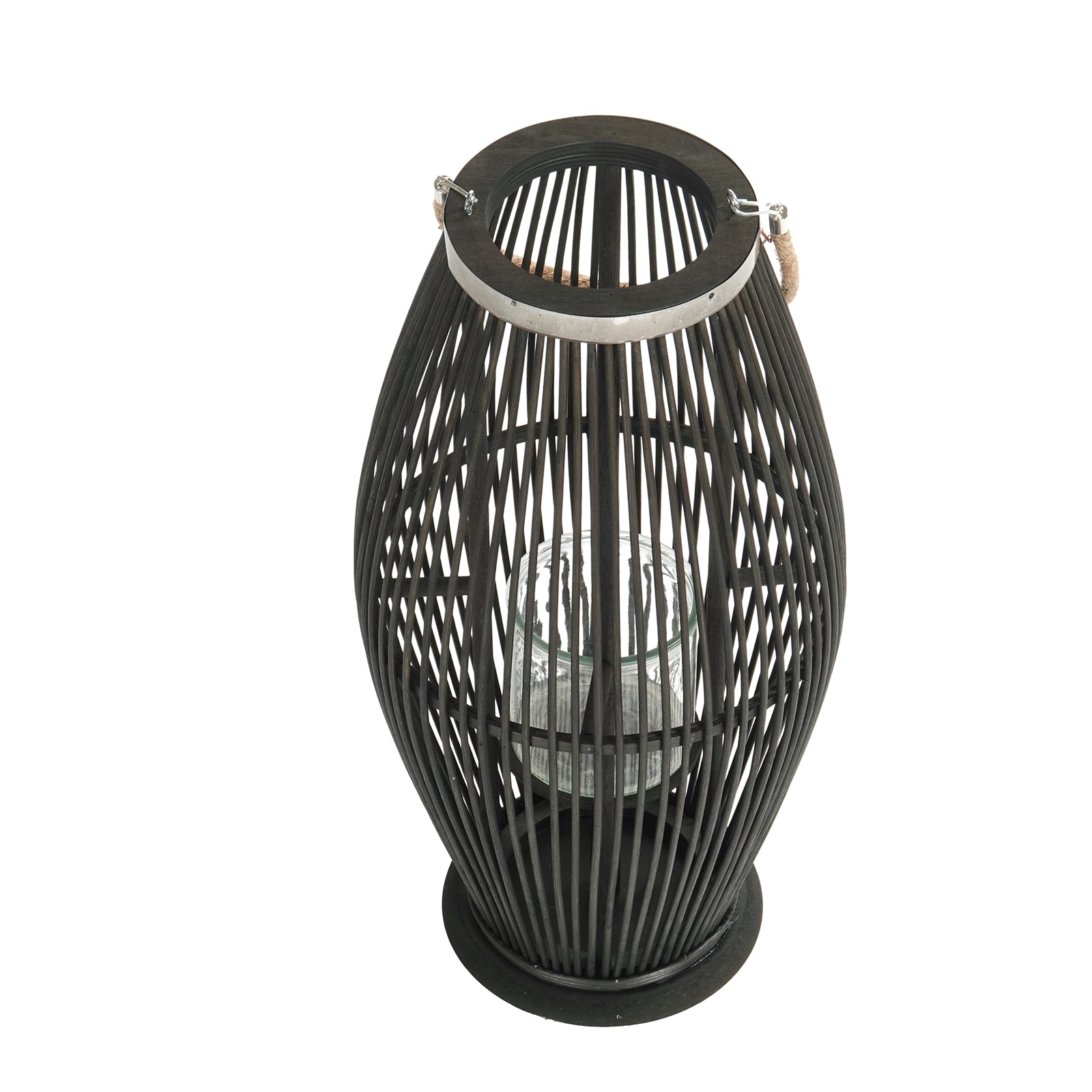 Deko  LATERNE "ZYA" |  Bambus | Natur Windlicht