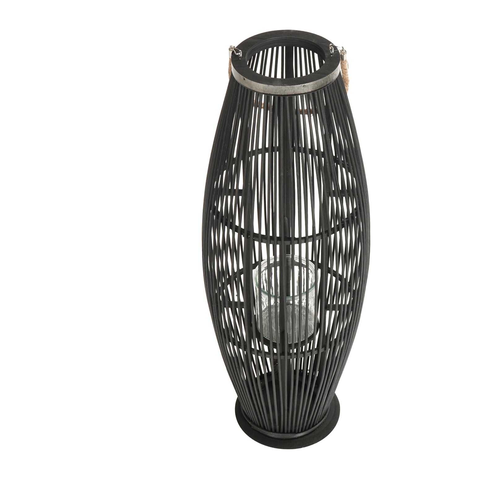 Deko  LATERNE "ZYA" |  Bambus | Natur Windlicht