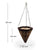 BLUMENAMPEL "CONE" | 24 cm, Weide | handgefertigtes Korbgeflecht