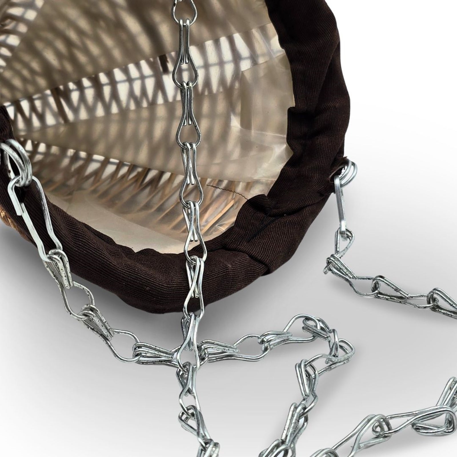 BLUMENAMPEL "CONE" | 24 cm, Weide | handgefertigtes Korbgeflecht