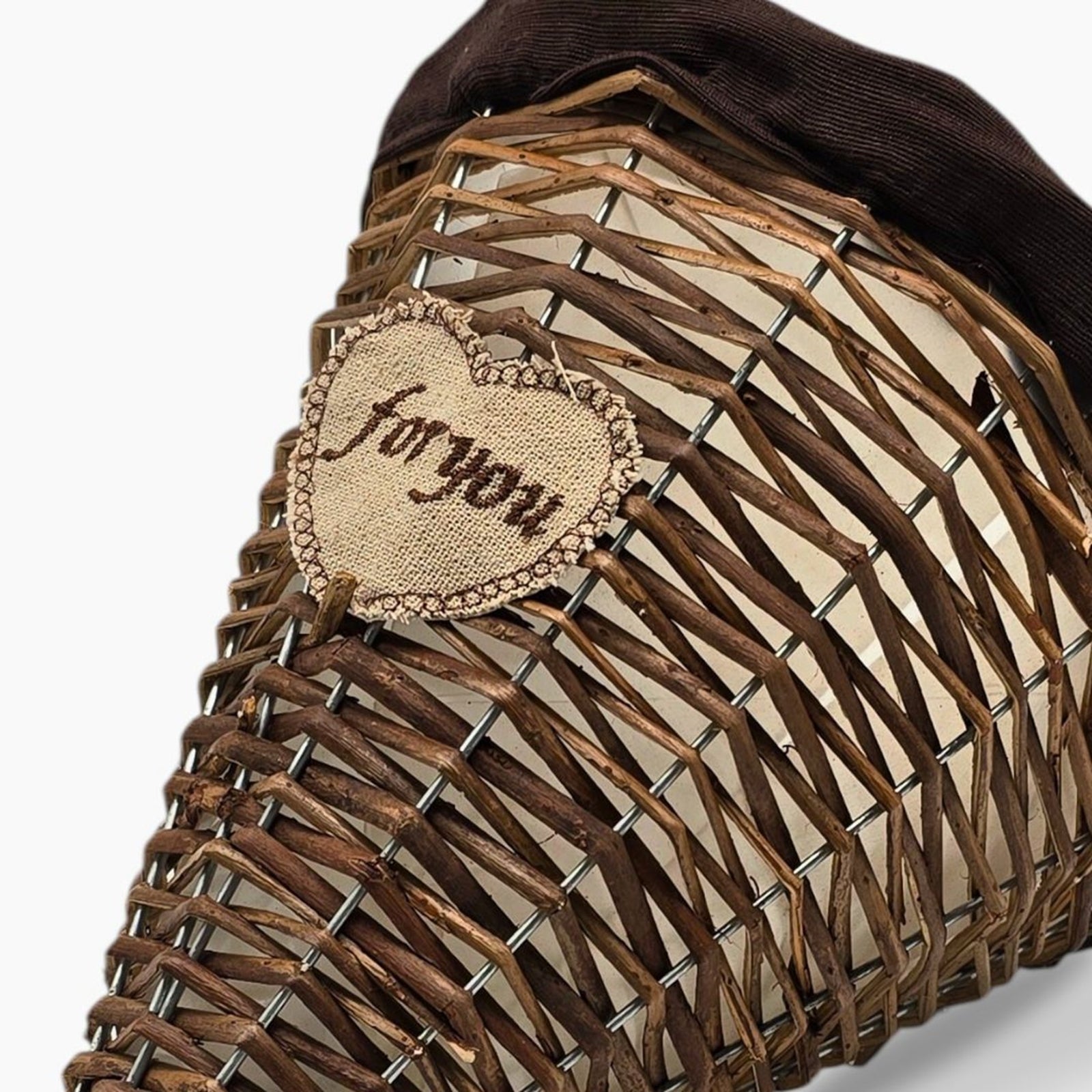 BLUMENAMPEL "CONE" | 24 cm, Weide | handgefertigtes Korbgeflecht