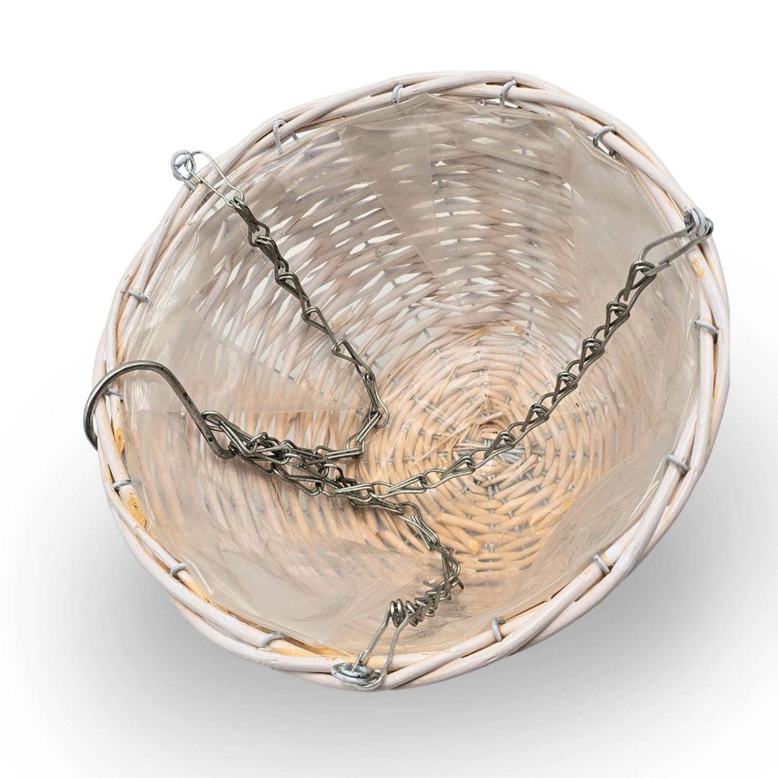 BLUMENAMPEL "BOWL" | 25 cm, Weide | handgefertigtes Korbgeflecht