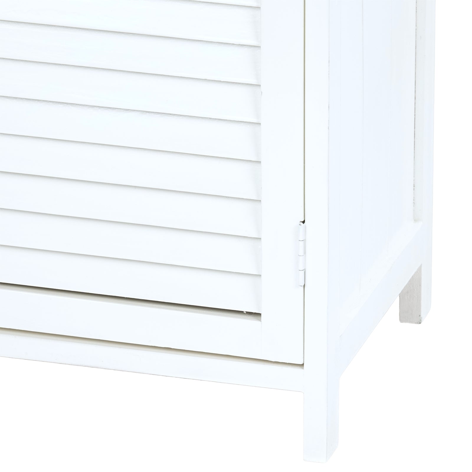 BADSCHRANK "FRITZ" | Mahagoni Holz, 1 Rattan Korb | Bad Kommode