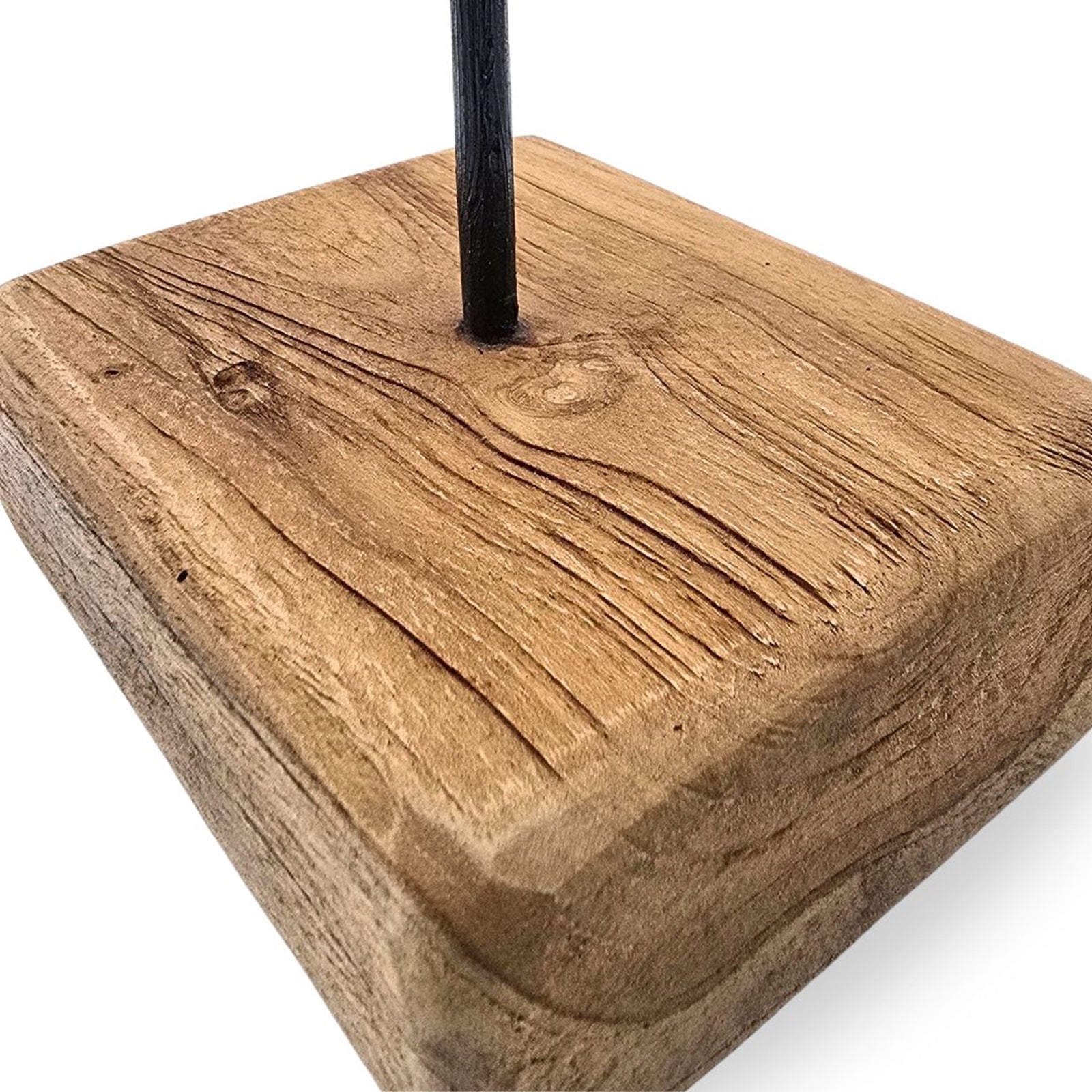 HERZ SKULPTUR "HEARTBEAT" | Teakholz | Wurzelholz Herz Figur