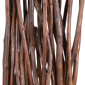 ZWEIGE RAUMTEILER BOTANIC | Teak Holz, 170x40cm | Äste Paravent