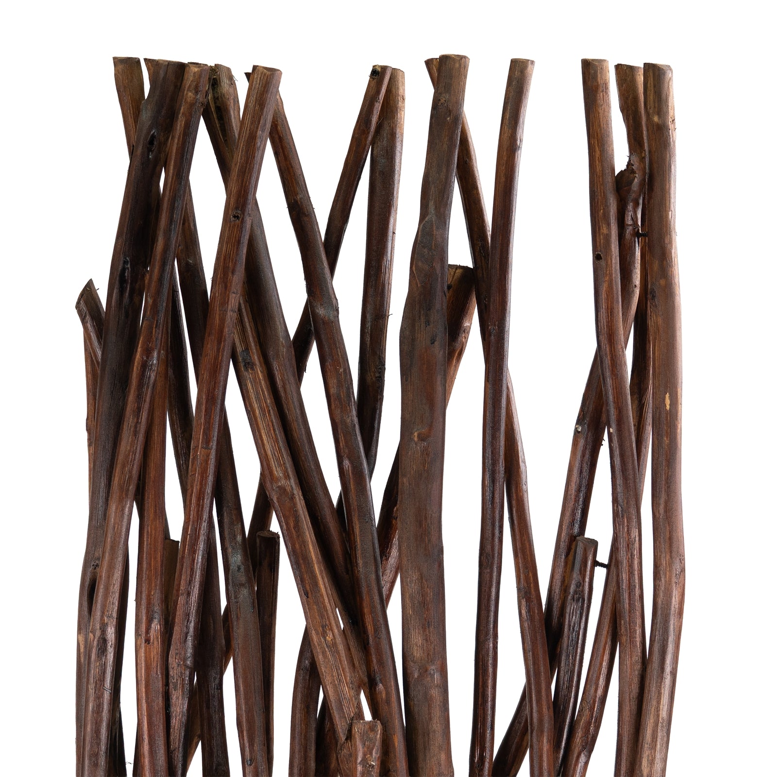 ZWEIGE RAUMTEILER BOTANIC | Teak Holz, 170x40cm | Äste Paravent