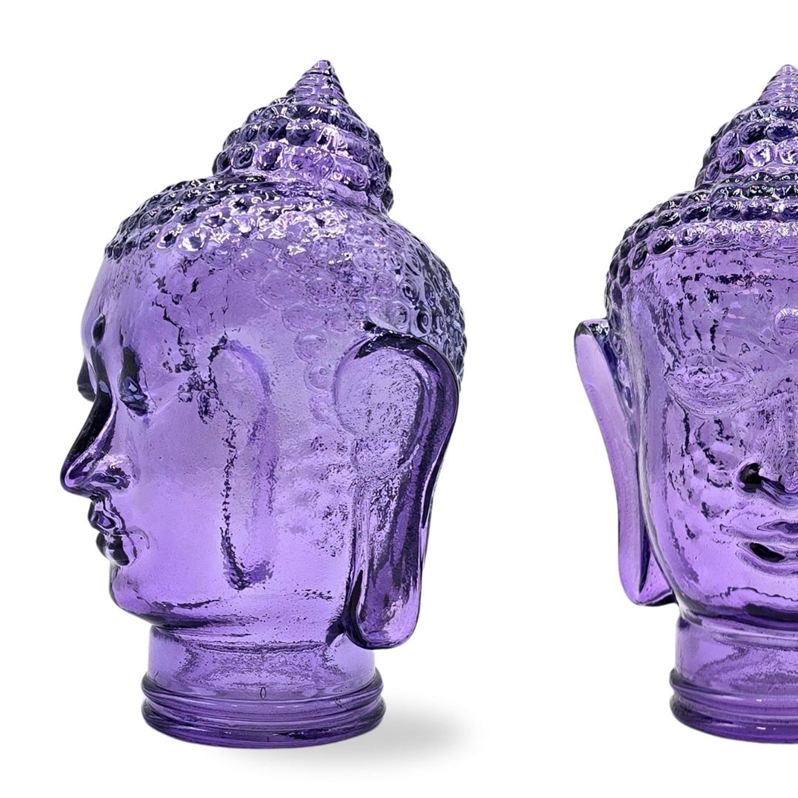 DEKOKOPF BUDDHA | Glas, Dekoration für Garten und Wohnung