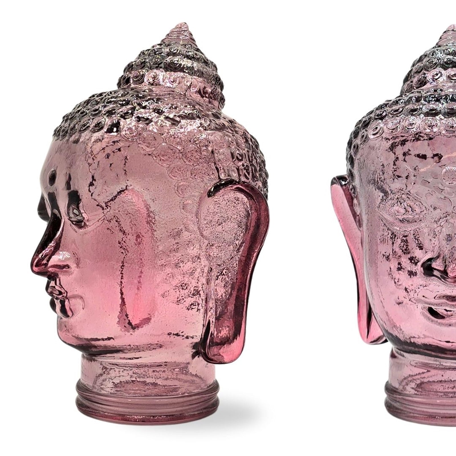 DEKOKOPF BUDDHA | Glas, Dekoration für Garten und Wohnung
