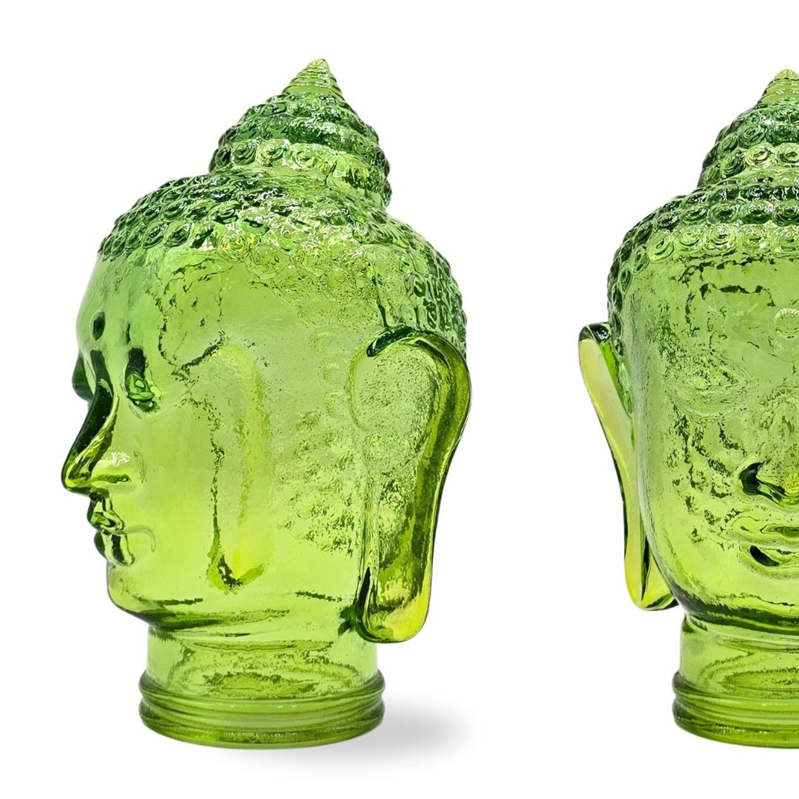 DEKOKOPF BUDDHA | Glas, Dekoration für Garten und Wohnung