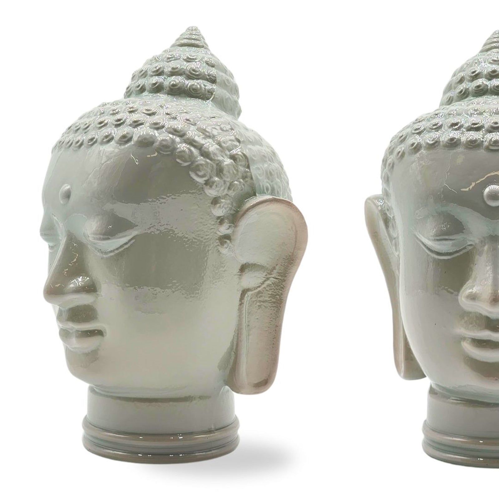 DEKOKOPF BUDDHA | Glas, Dekoration für Garten und Wohnung
