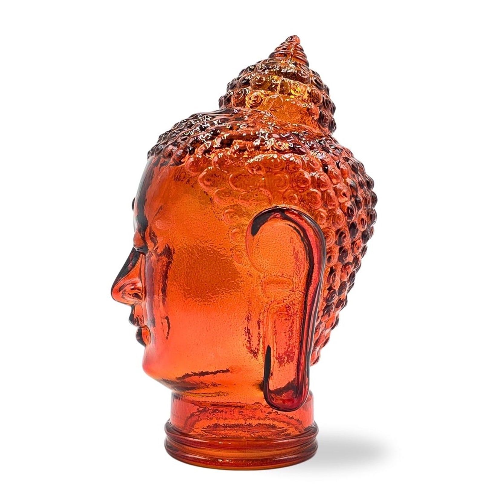 DEKOKOPF BUDDHA | Glas, Dekoration für Garten und Wohnung