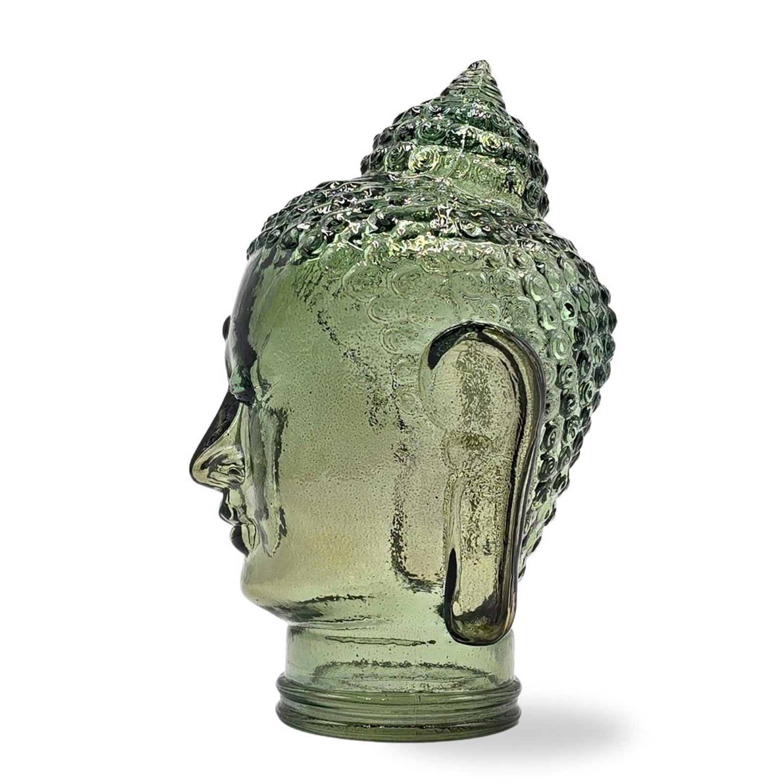 DEKOKOPF BUDDHA | Glas, Dekoration für Garten und Wohnung