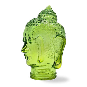 DEKOKOPF BUDDHA | Glas, Dekoration für Garten und Wohnung