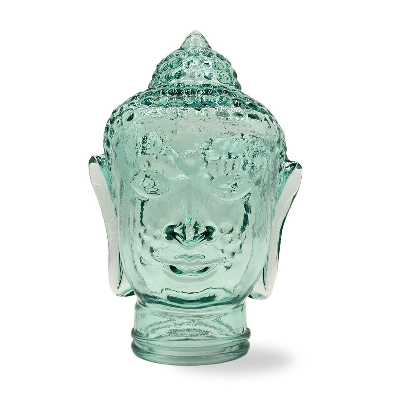 DEKOKOPF BUDDHA | Glas, Dekoration für Garten und Wohnung
