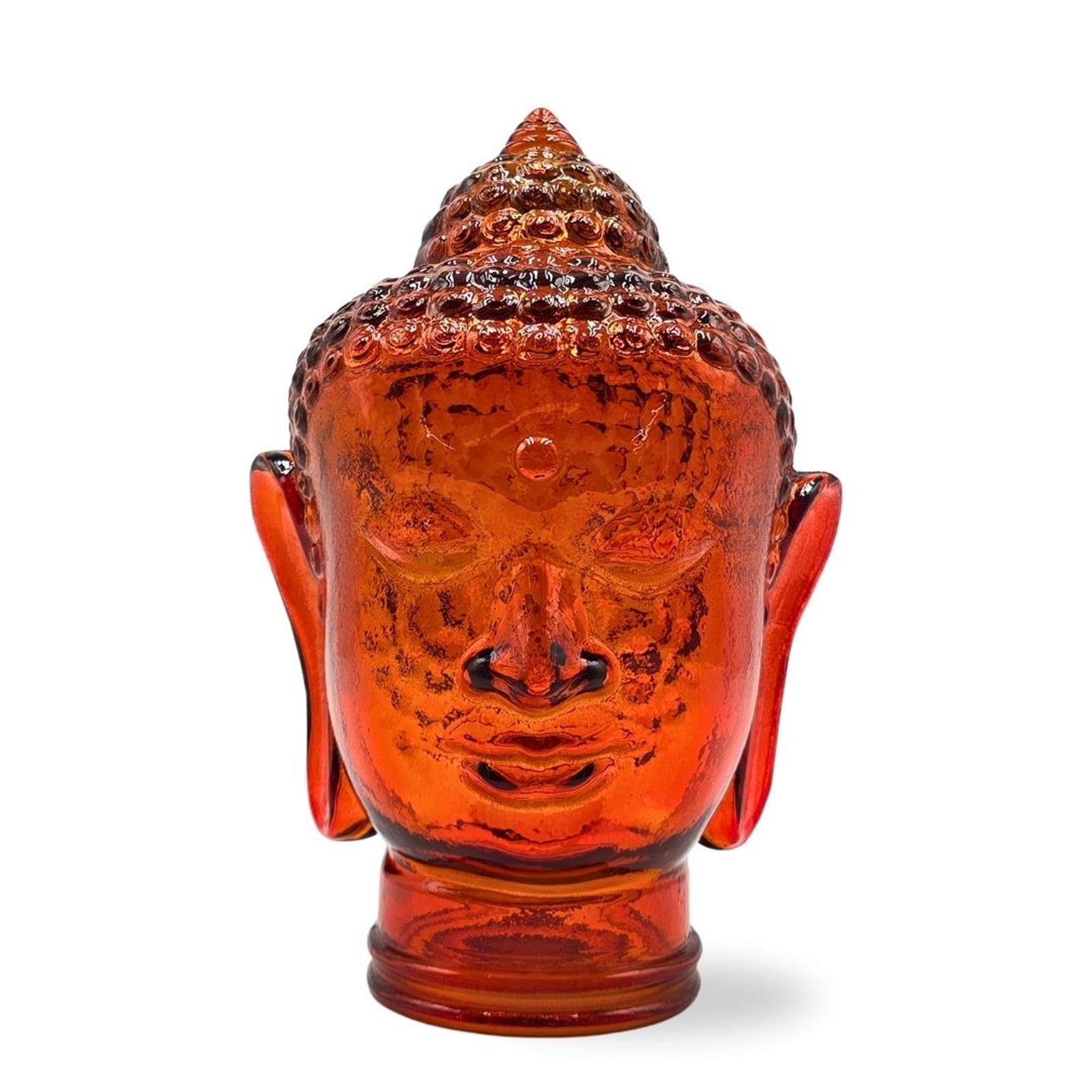 DEKOKOPF BUDDHA | Glas, Dekoration für Garten und Wohnung