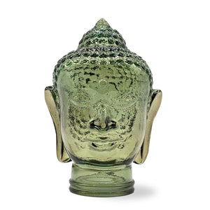 DEKOKOPF BUDDHA | Glas, Dekoration für Garten und Wohnung