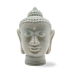 DEKOKOPF BUDDHA | Glas, Dekoration für Garten und Wohnung