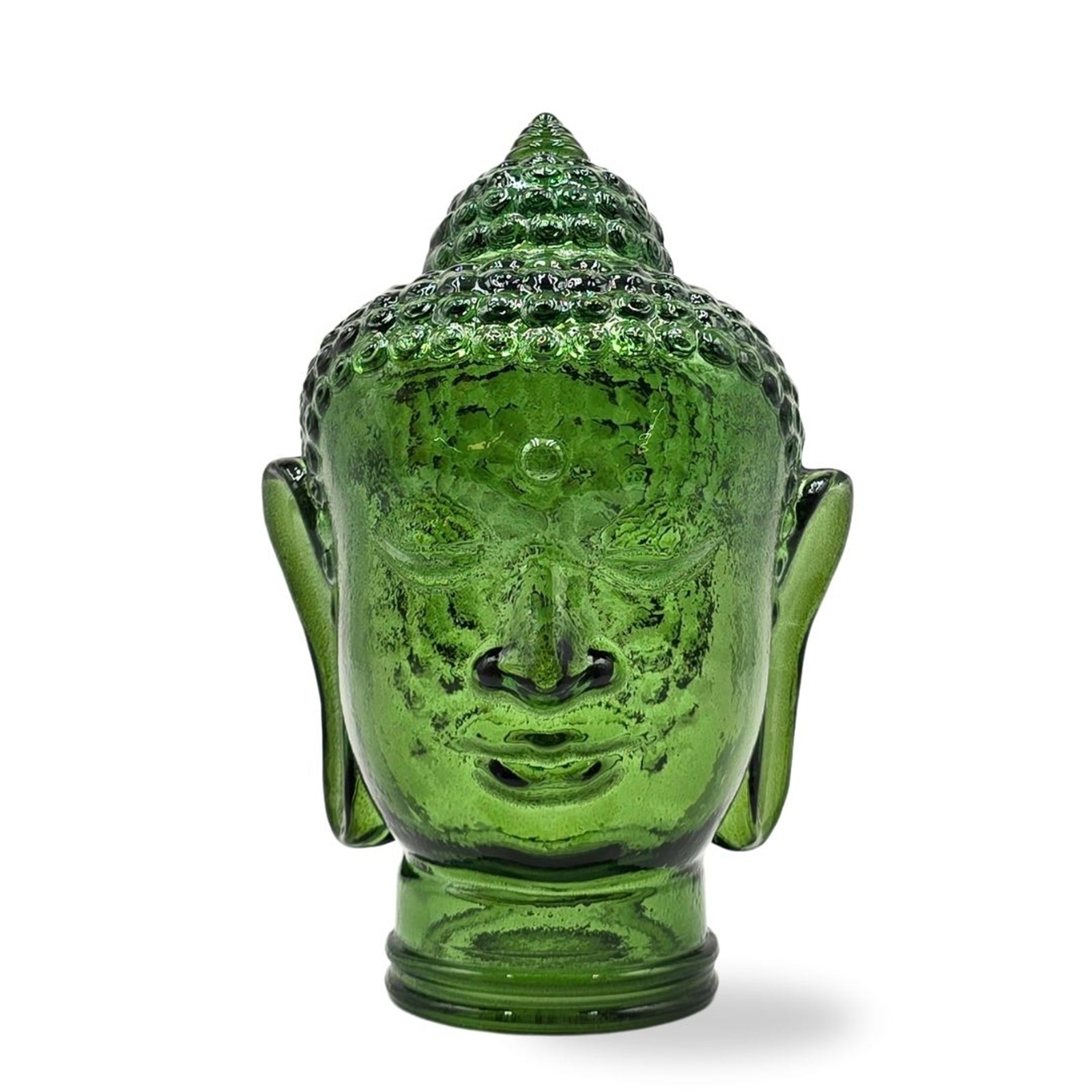 DEKOKOPF BUDDHA | Glas, Dekoration für Garten und Wohnung