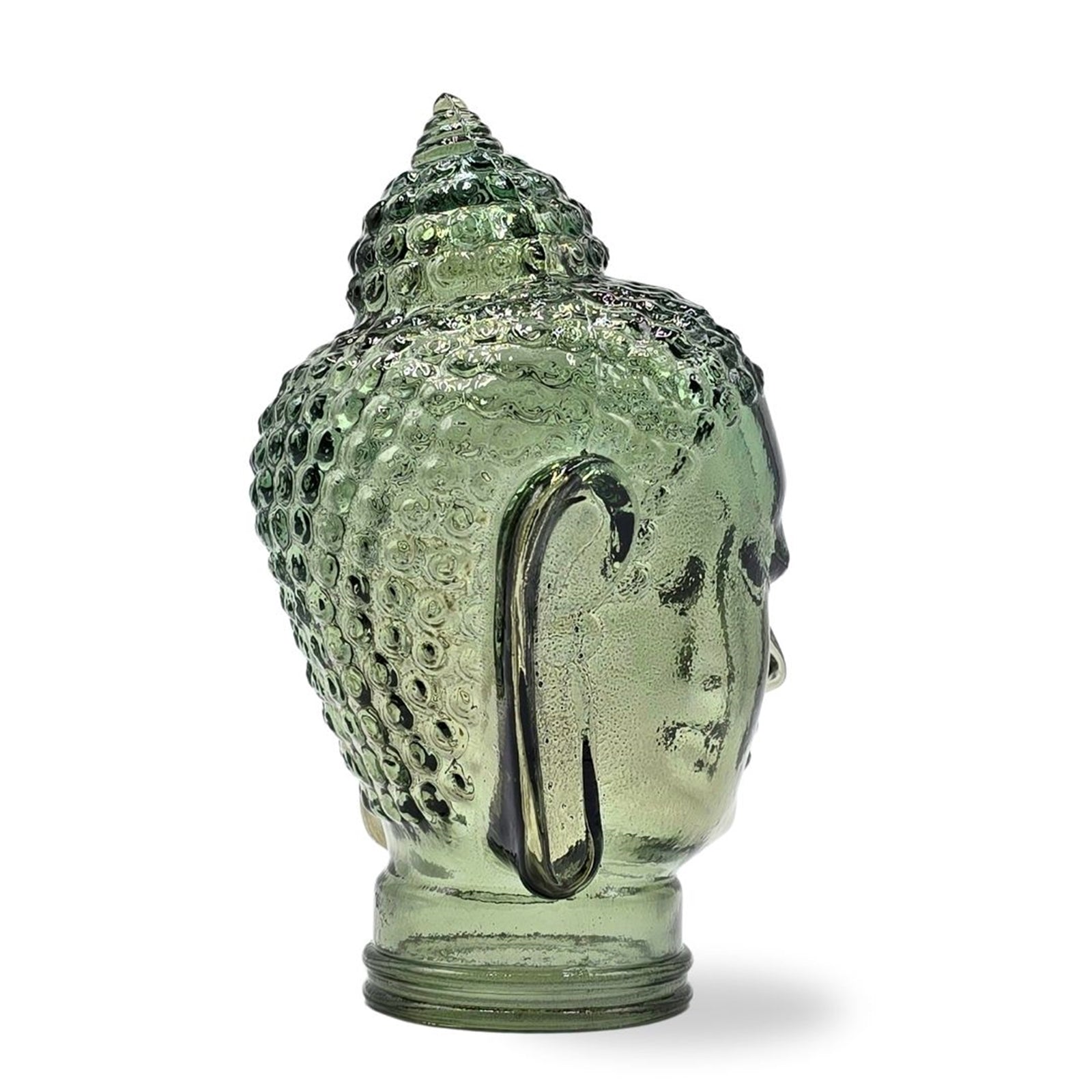 DEKOKOPF BUDDHA | Glas, Dekoration für Garten und Wohnung