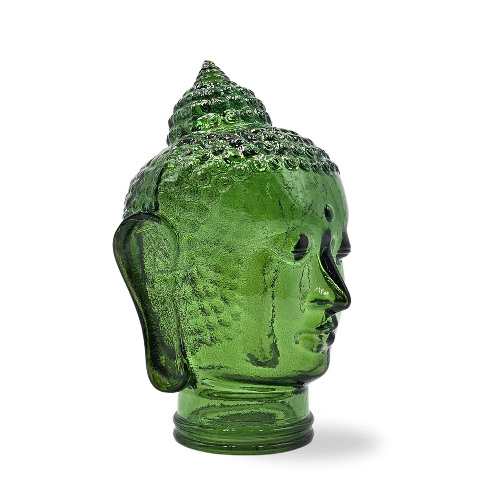 DEKOKOPF BUDDHA | Glas, Dekoration für Garten und Wohnung