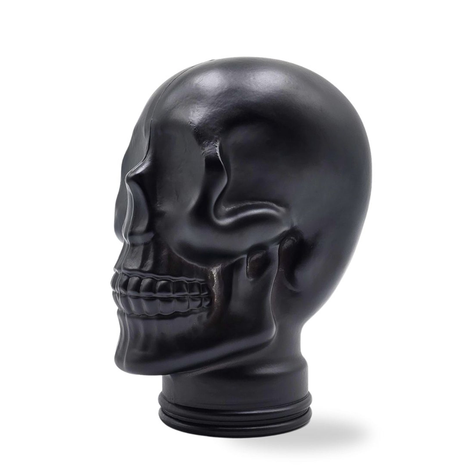 Glas KOPFHÖRERSTÄNDER TOTENKOPF| 26cm Glaskopf Skulptur