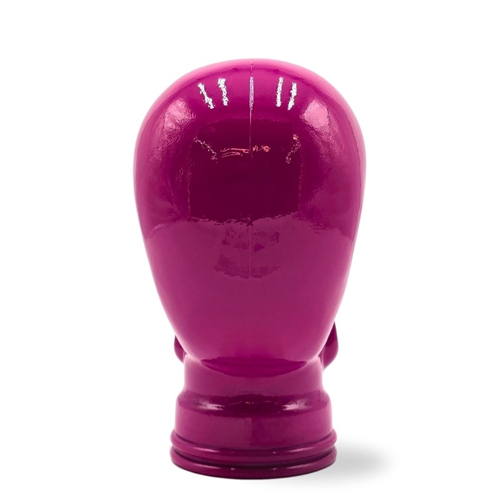 Glas KOPFHÖRERSTÄNDER TOTENKOPF| 26cm Glaskopf Skulptur