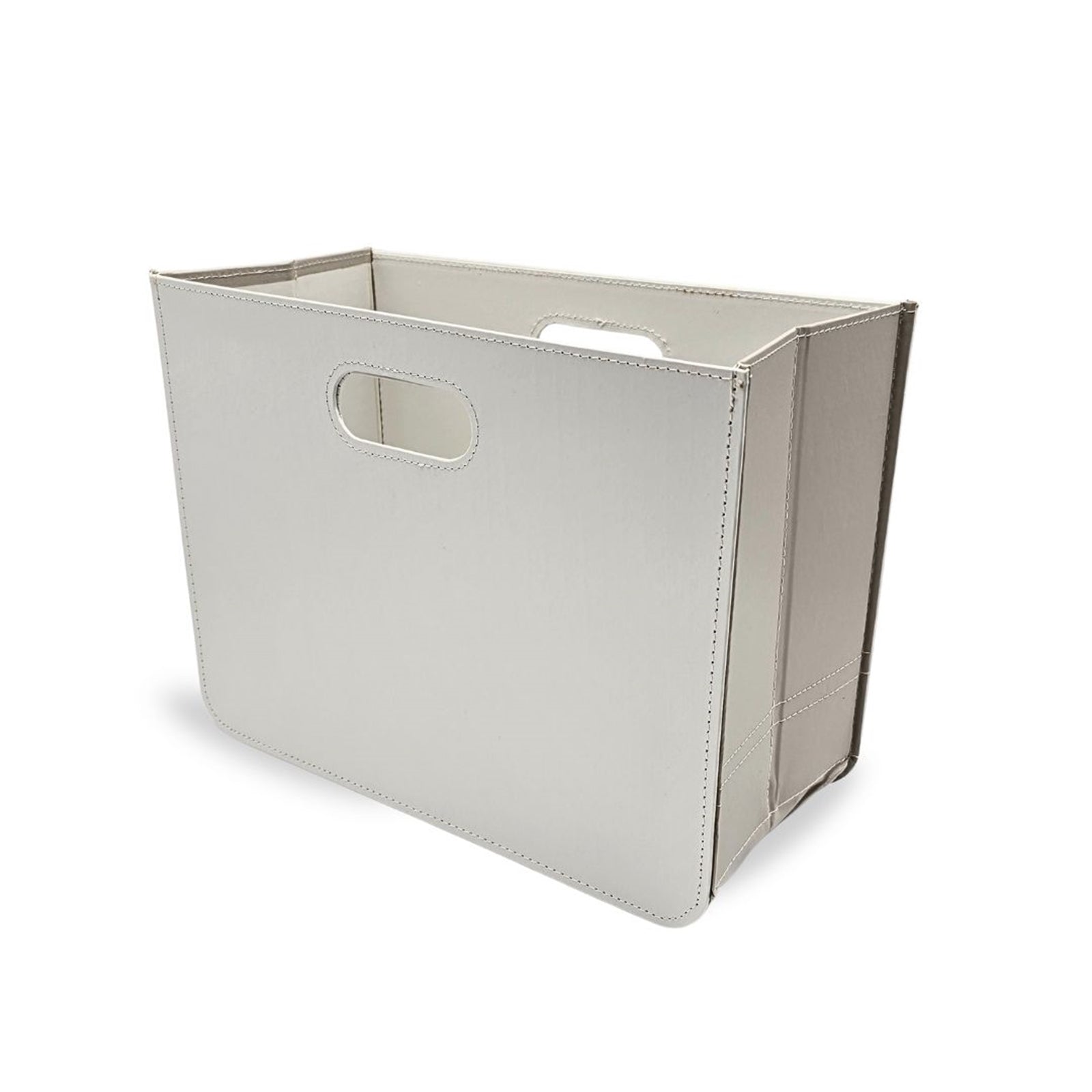 DESIGN ZEITUNGSKORB "BUSINESS" | creme-weiss, 30,5 cm | Magazinhalter