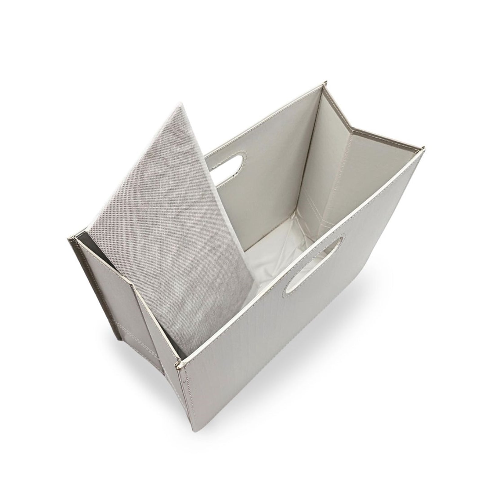 DESIGN ZEITUNGSKORB "BUSINESS" | beige, 30,5 cm | Magazinhalter