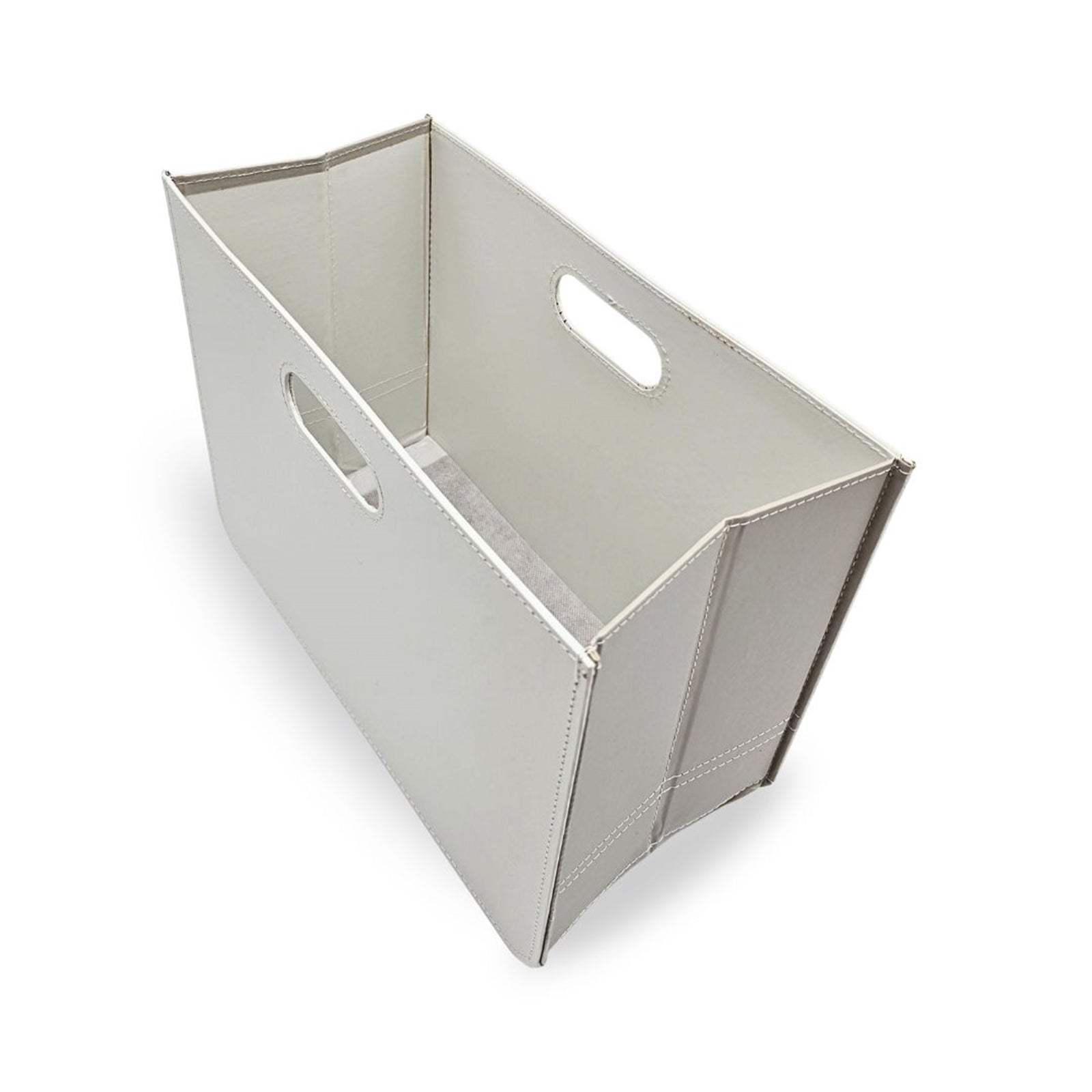 DESIGN ZEITUNGSKORB "BUSINESS" | creme-weiss, 30,5 cm | Magazinhalter