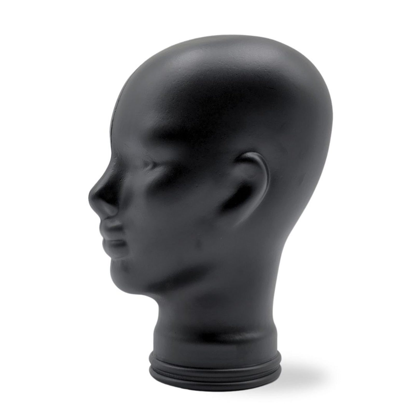 Glas KOPFHÖRERSTÄNDER voll Glanz + matt | 29cm Glaskopf Skulptur