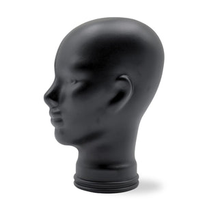 Glas KOPFHÖRERSTÄNDER voll Glanz + matt | 29cm Glaskopf Skulptur