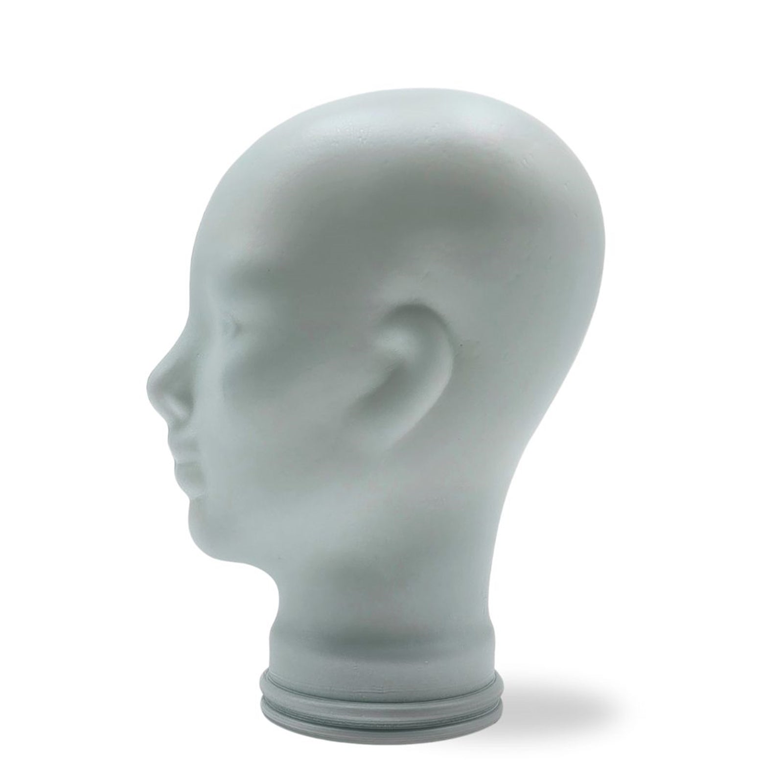 Glas KOPFHÖRERSTÄNDER voll Glanz + matt | 29cm Glaskopf Skulptur