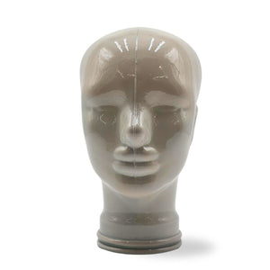 Glas KOPFHÖRERSTÄNDER voll Glanz + matt | 29cm Glaskopf Skulptur