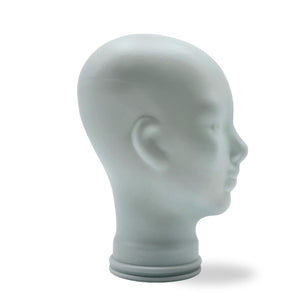 Glas KOPFHÖRERSTÄNDER voll Glanz + matt | 29cm Glaskopf Skulptur