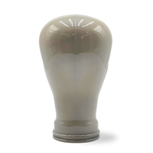 Glas KOPFHÖRERSTÄNDER voll Glanz + matt | 29cm Glaskopf Skulptur