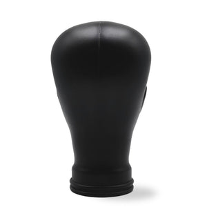 Glas KOPFHÖRERSTÄNDER voll Glanz + matt | 29cm Glaskopf Skulptur