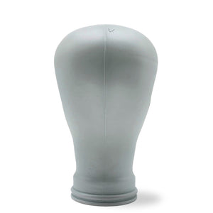 Glas KOPFHÖRERSTÄNDER voll Glanz + matt | 29cm Glaskopf Skulptur