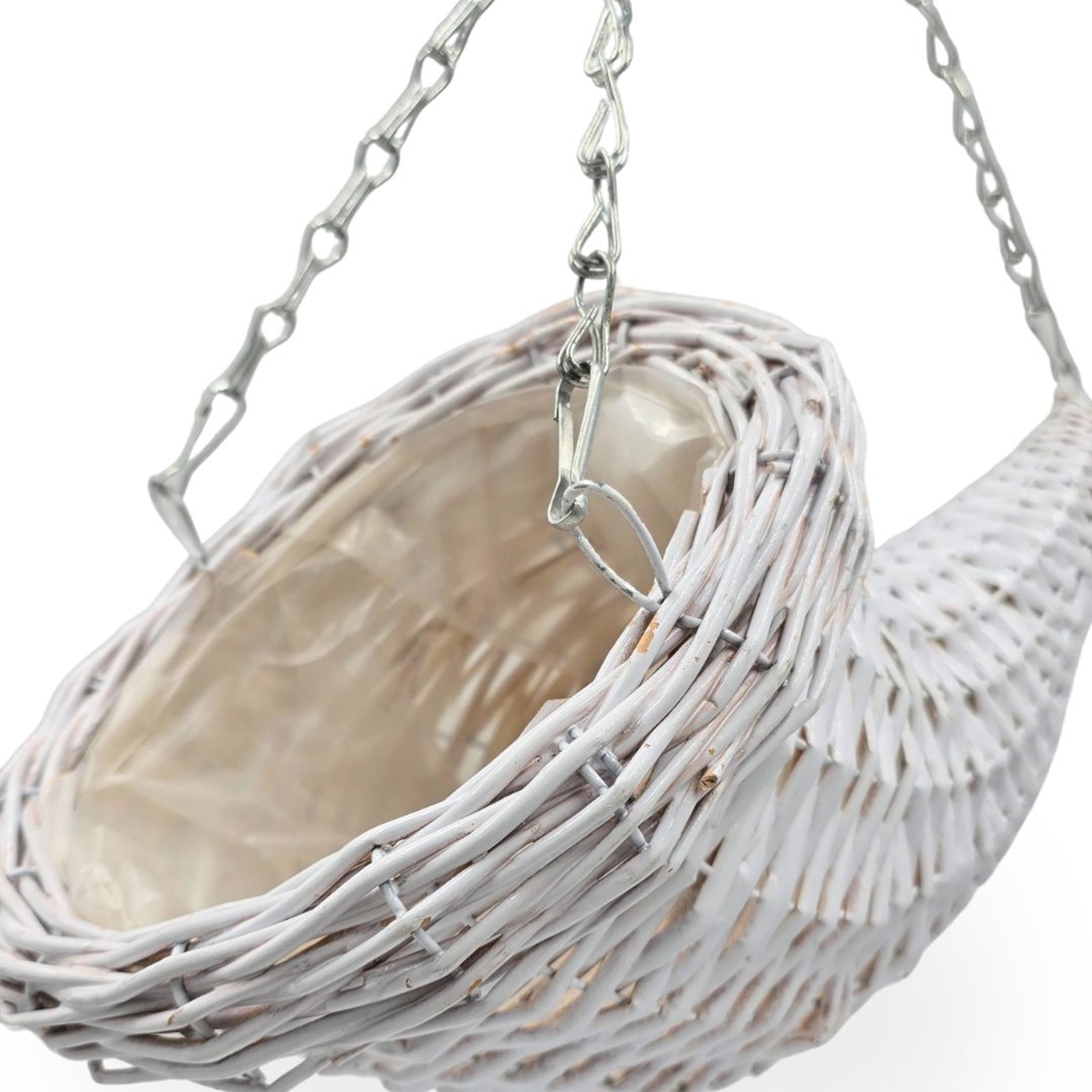 BLUMENAMPEL "FÜLLHORN" | 2er Set, Rattan | handgefertigt Korbgeflecht