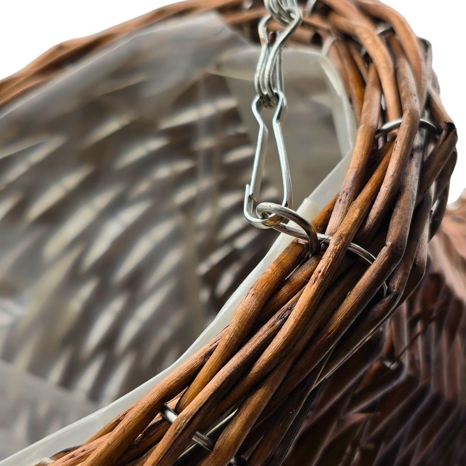 BLUMENAMPEL "FÜLLHORN" | 2er Set, Rattan | handgefertigt Korbgeflecht