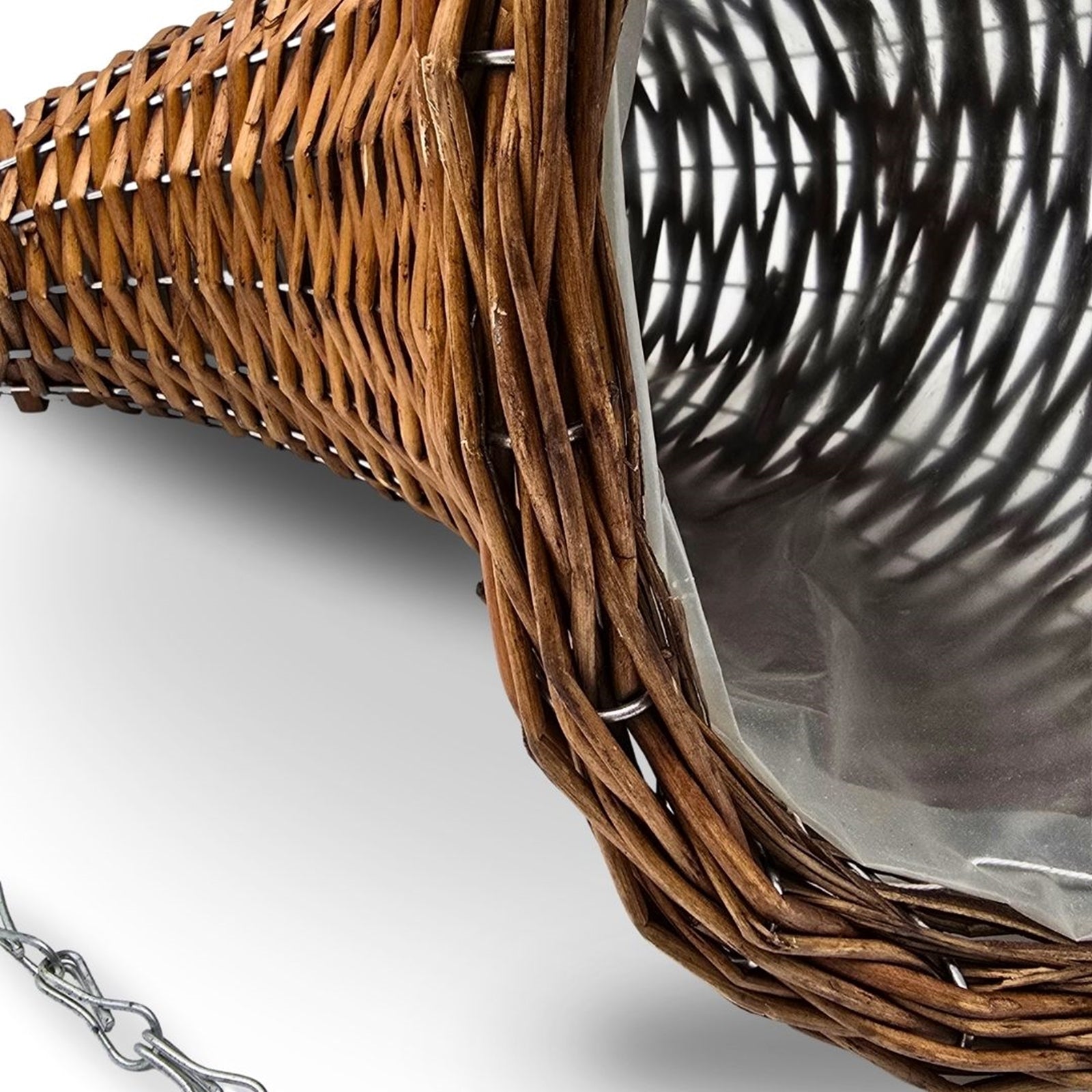 BLUMENAMPEL "FÜLLHORN" | 2er Set, Rattan | handgefertigt Korbgeflecht