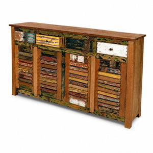 SIDEBOARD "RION" | 180 cm, Bunt | Kommode mit 4 Türen & Schubladen