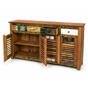 SIDEBOARD "RION" | 180 cm, Bunt | Kommode mit 4 Türen & Schubladen