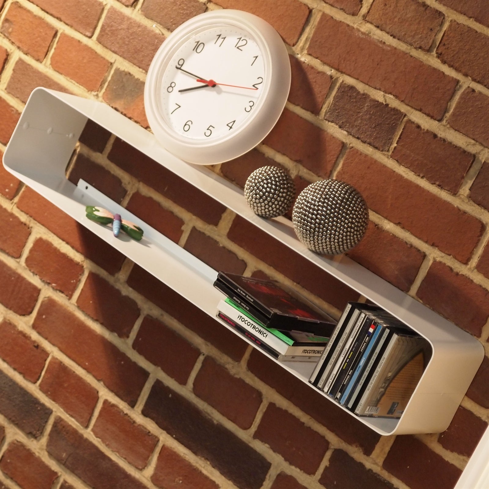 LOUNGE DESIGN CD REGAL "CUBE" | 80cm, Metall | für ca 70 CDs