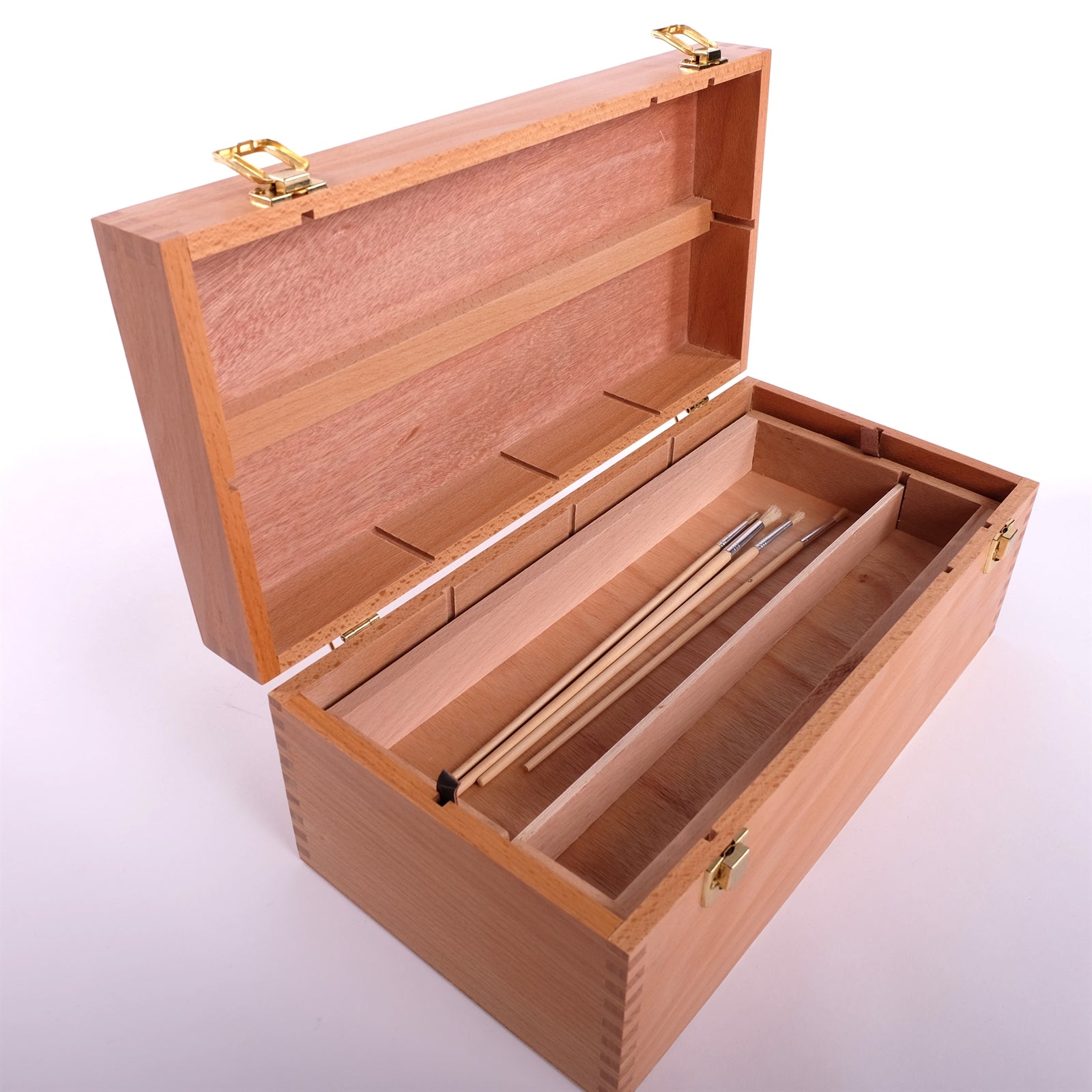 UTENSILIENKOFFER | Buche, 40 cm | Malkasten, Künstlerkiste