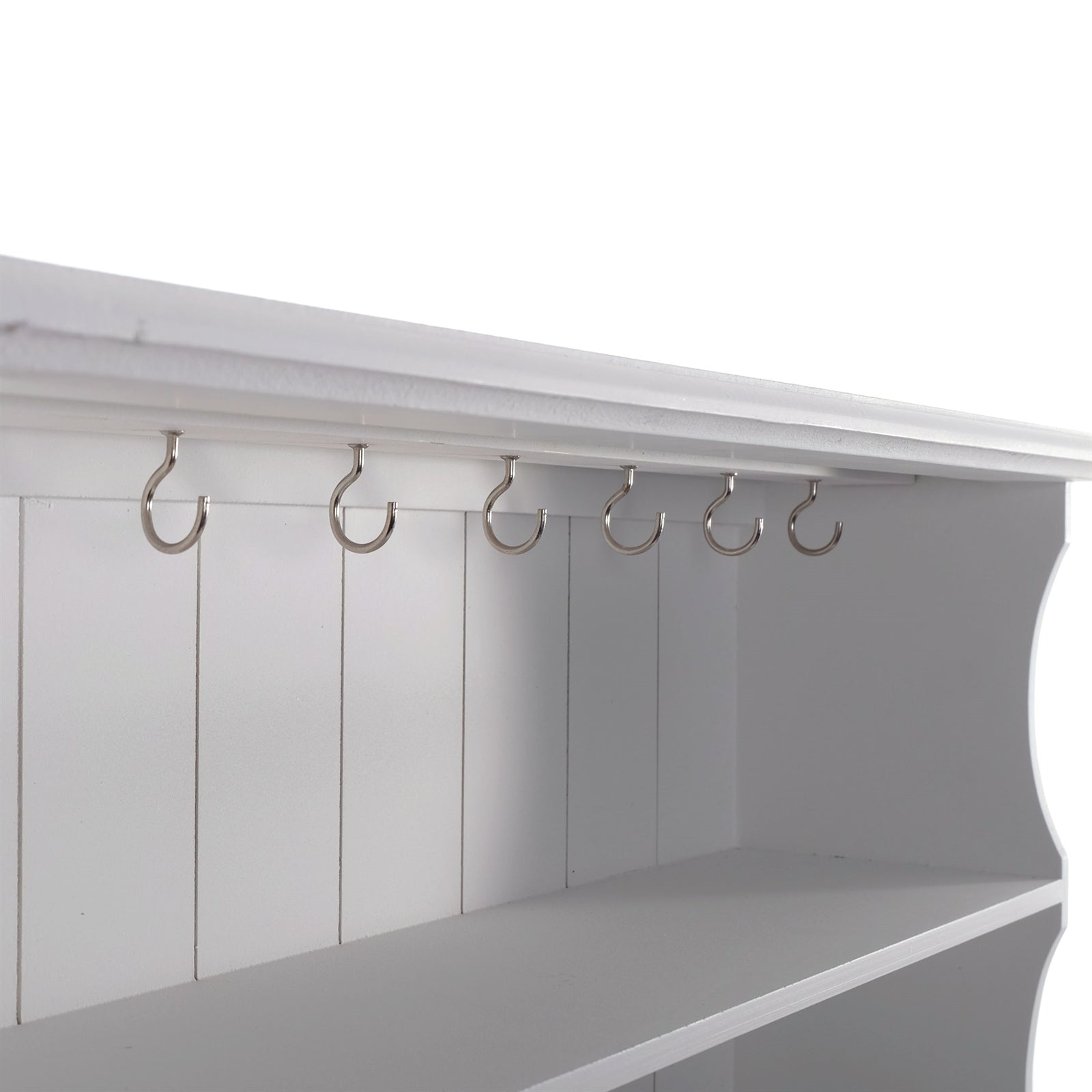 KÜCHEN WANDREGAL "FRIEDA" | weiß, mit Schubladen | Wandschrank