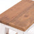 FUSSHOCKER Monte | 30x21cm(BxH), kleiner Holzhocker aus Mahagoni Holz